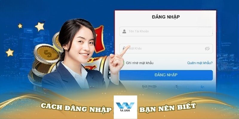 Hướng dẫn đăng nhập vào nhà cái Wi88