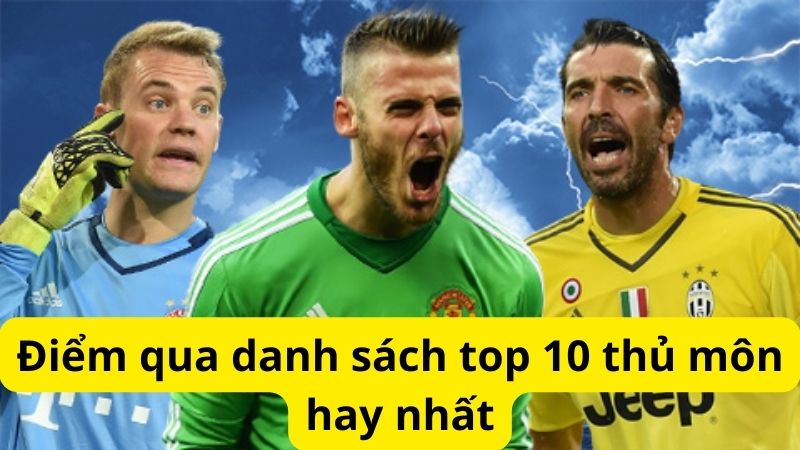 Vai trò của top 10 thủ môn hay nhất